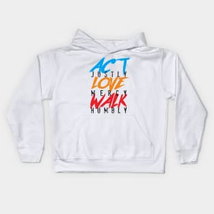 Act Love Walk Kids Hoodie